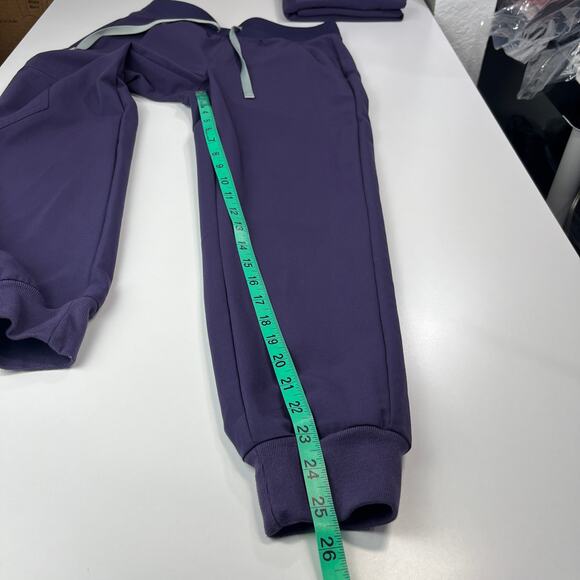 Figs Scrub Set Purple Shadow Zamora Jogger Pants XSP Catarina Top XXS - Picture 15 of 16